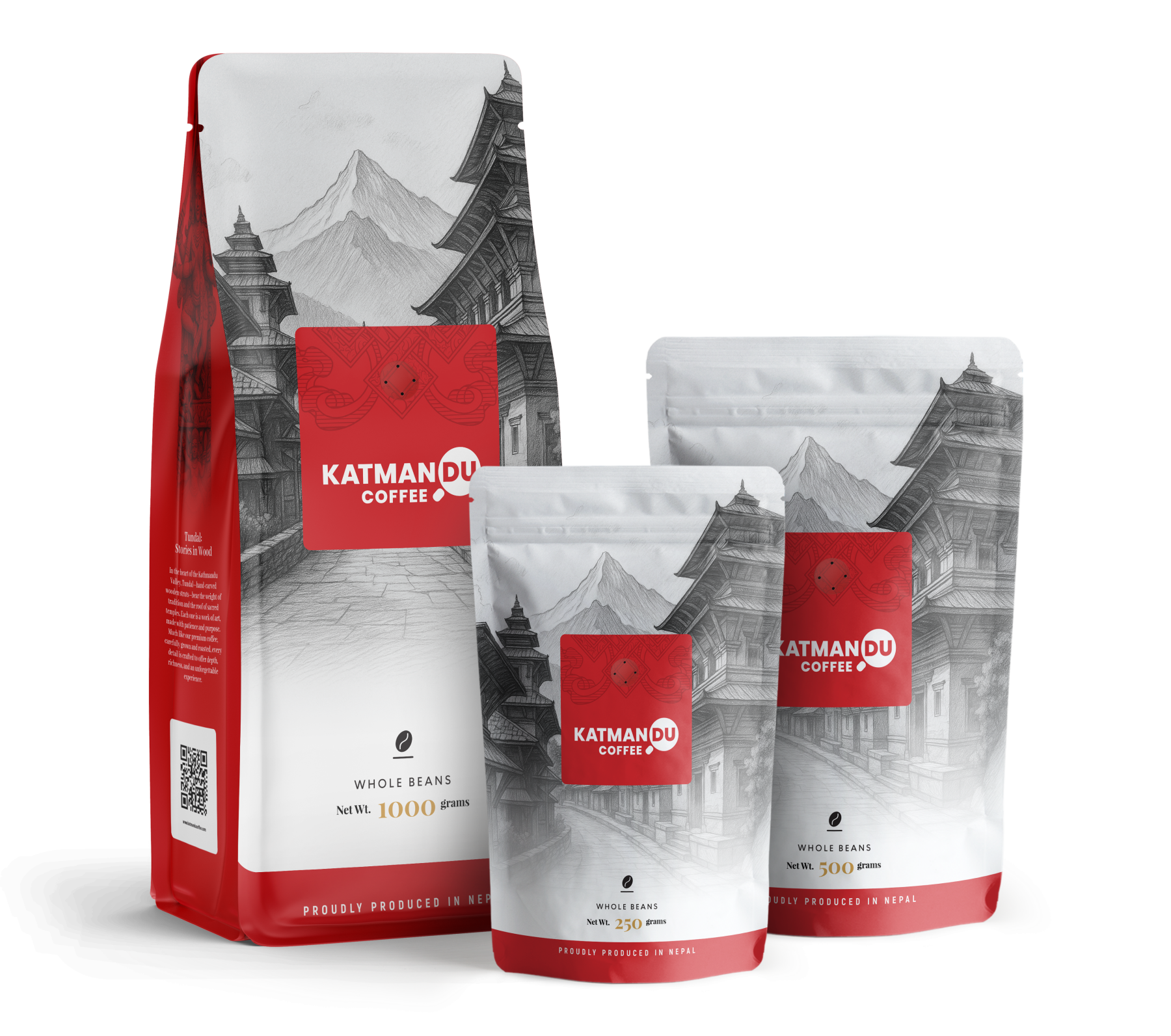 Katmandu Coffee Signature Packaging