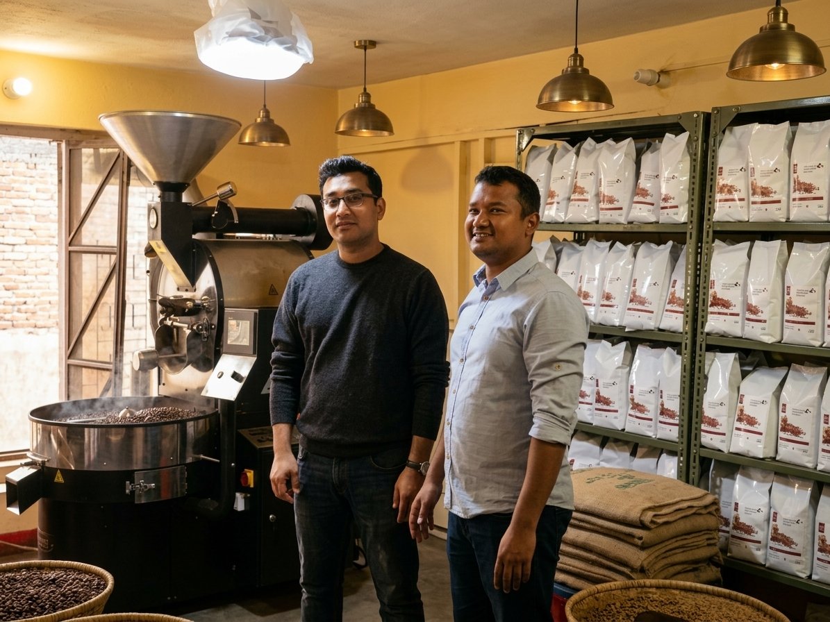Founders of Katmandu Coffee
